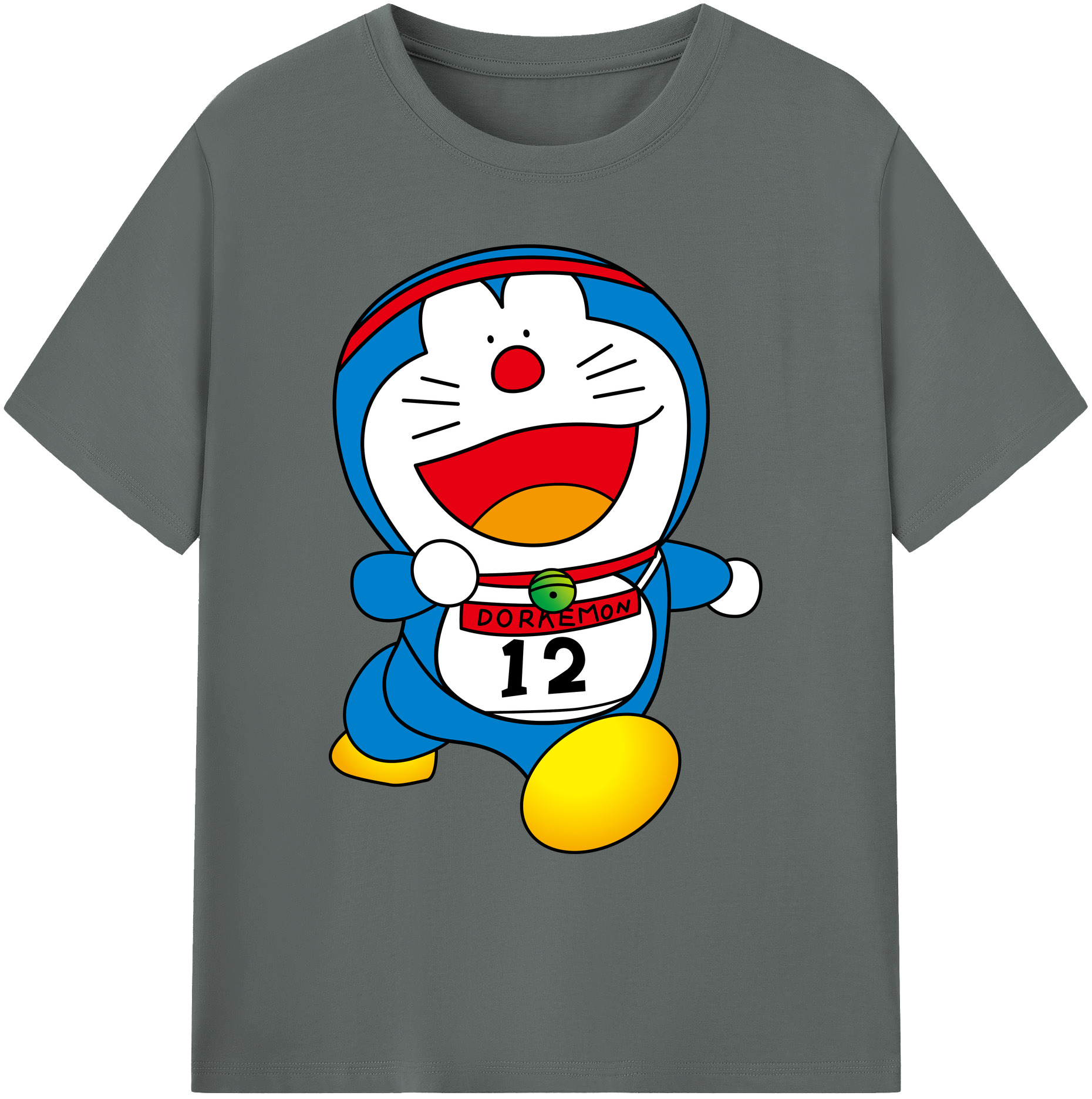 （画像用） ドラえもん Doraemon 綿100％ メンズ半袖Tシャツ｜肌触りやわらか＆通気性